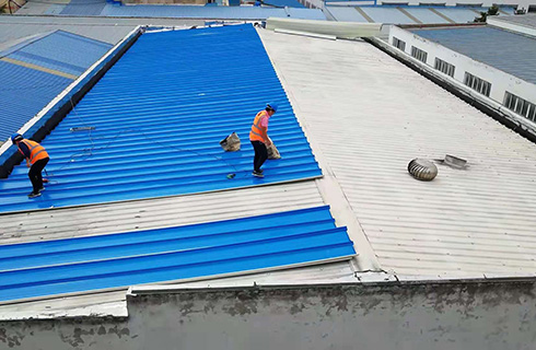 金属屋面部件拆除更换